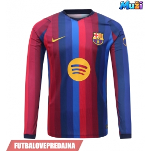 Lacne Muži Futbalové dres Barcelona 2026-27 Dlhy Rukáv - Domáci